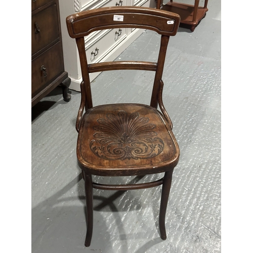 97 - ANTIQUE BENTWOOD CHAIR