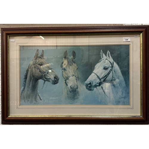 144 - WE THREE KINGS ( ARKLE, RED RUM, DESERT ORCHID ) BY SUSAN CRAWFORD