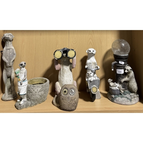 224 - MEERKAT GARDEN ORNAMENTS