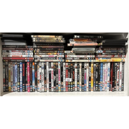 226 - LARGE SELECTION OF DVDS