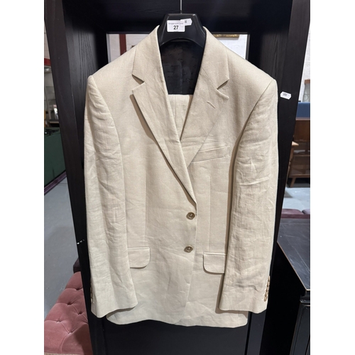 27 - LINEN SUIT SIZE 36