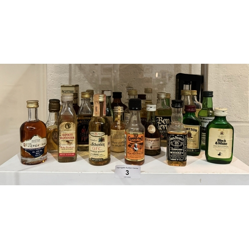 3 - LARGE COLLECTION OF ALCOHOL MINIATURES