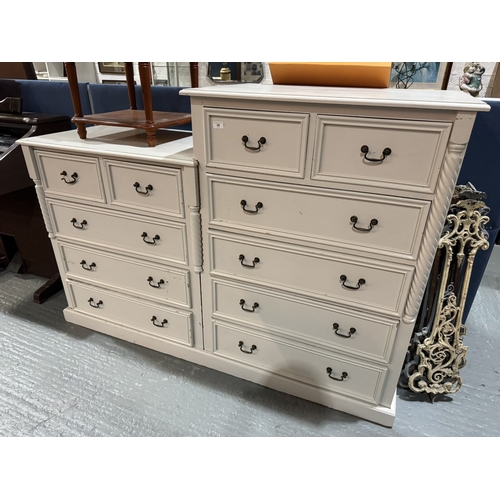 58 - SOLID PINE ELEVEN DRAWER CHEST