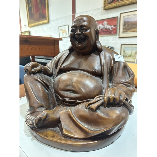 61 - LAUGHING CHINESE BUDDHA 12”