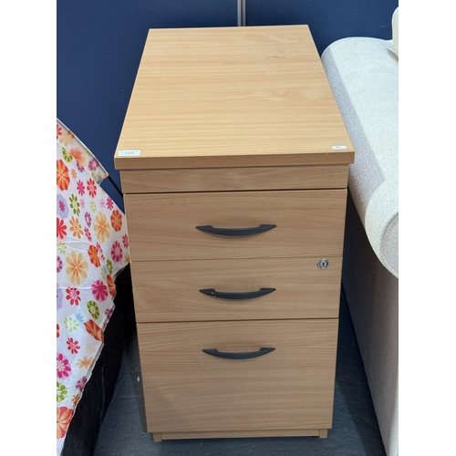 111 - THREE DRAWER FILING CHEST