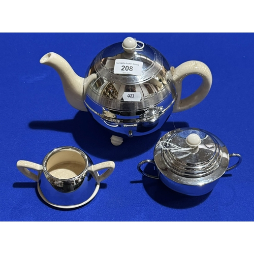 208 - 1930S W.M.F GERMAN MADE TEA SERVICE