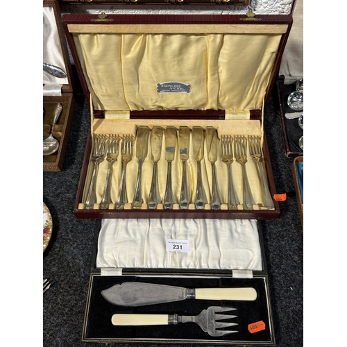 231 - BOXED CUTLERY