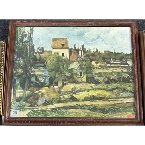 358 - 'LE MOULIN SUR LA COULEUVRE A PONTOISE' BY PAUL CEZANNE