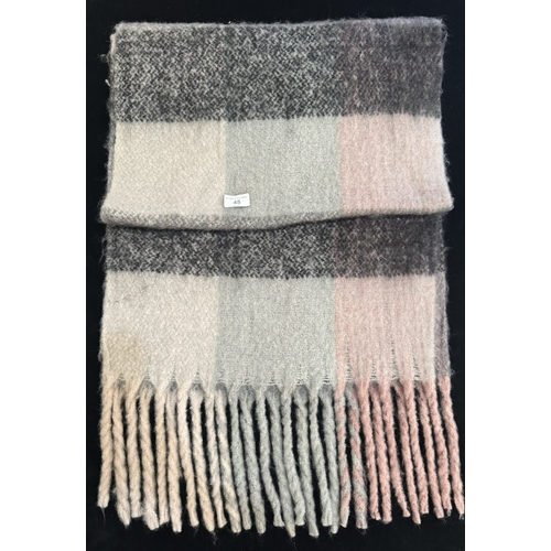 45 - QUALITY MOHAIR AND COTTON SCARF