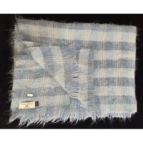 46 - WHITLEY WILLOWS 71% WOOL /29% MOHAIR THROW