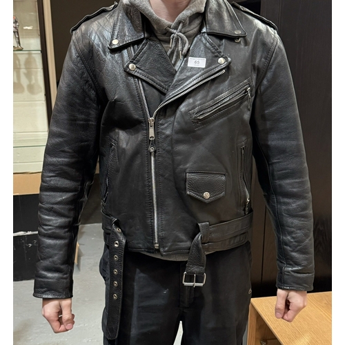 65 - SIZE 44 AKASO LEATHER JACKET