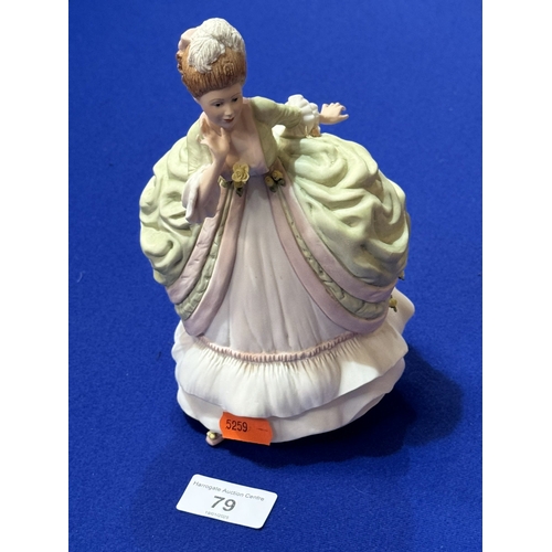 79 - WEDGWOOD FINE PORCELAIN LADY FIGURE 