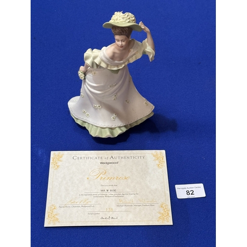 82 - WEDGWOOD FINE PORCELAIN LADY FIGURE 