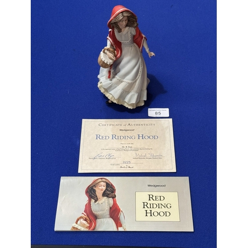 85 - WEDGWOOD FINE PORCELAIN LADY FIGURE 