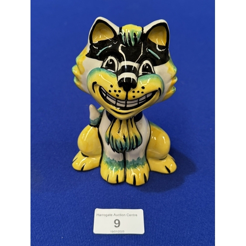 9 - LORNA BAILEY SIGNED CAT FIGURE