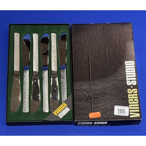 185 - BOXED VINERS CUTLERY