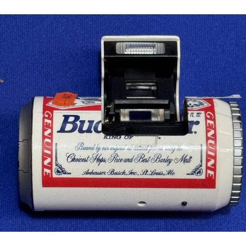 203 - VINTAGE BUDWEISER CAN 35MM CAMERA