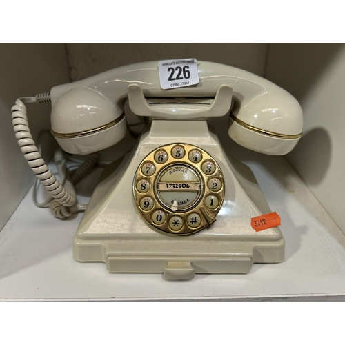 226 - ASTRAL VINTAGE REPLICA OF OLD GPO PHONE WITH MODERN PUSH BUTTON DIAL