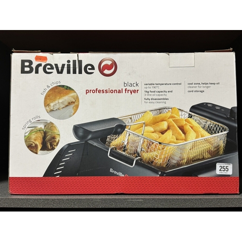 255 - BRAND NEW BREVILLE PROFESSIONAL FRYER