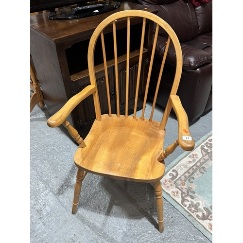 71 - BEECH CARVER CHAIR