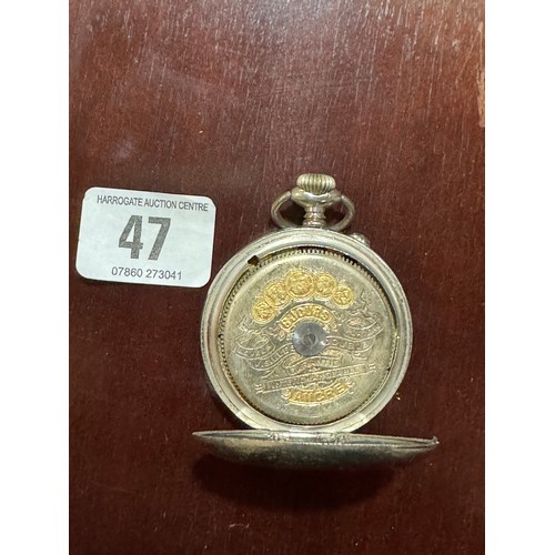 47 - ANCRE POCKET WATCH 8 JEWELS SWISS MADE