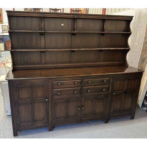 1 - 1980s ERCOL ELM DRESSER