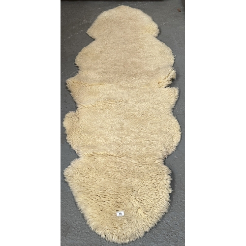 19 - SHEEP SKIN RUG