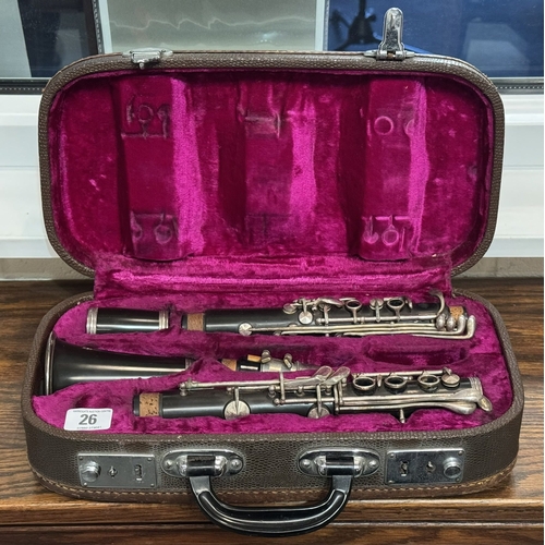 26 - VINTAGE CASED CLARINET