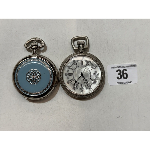 36 - TWO POCKET WATCHES