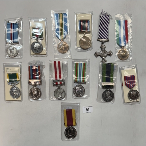 51 - SELECTION OF MEDALS