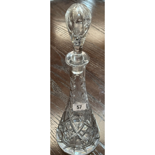 57 - HOLMEGAARD CRYSTAL DECANTER