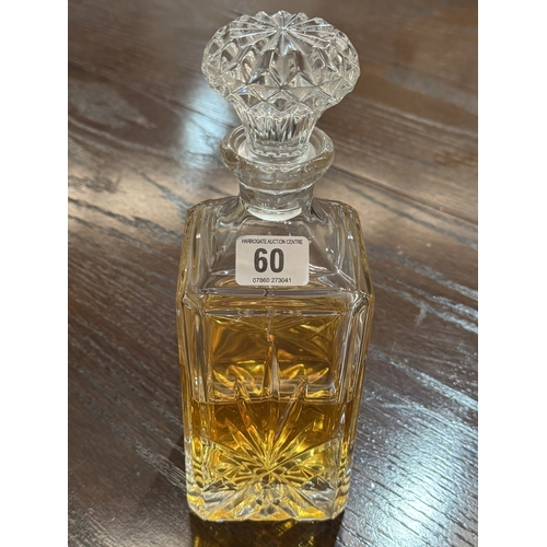 60 - ROYAL DOULTON CRYSTAL DECANTER