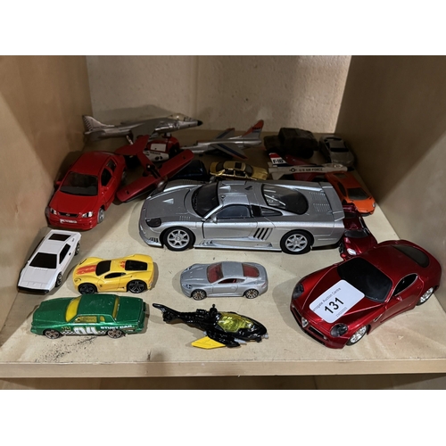 131 - SELECTION OF DIE CAST VEHICLES