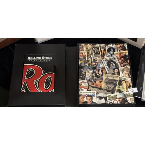 141 - THE ROLLING STONES COVER TO COVER CD COLLECTION COMPLETE WITH ANNUAL IN HARD CASE