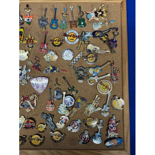 405 - LARGE COLLECTION OF HARD ROCK CAFE PINS FROM ACROSS THE WORLD