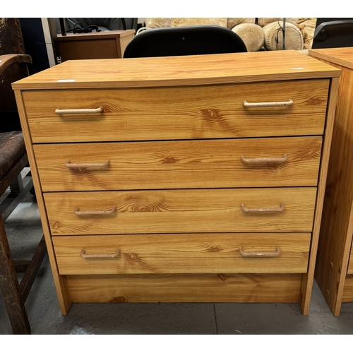 112 - PINE FOUR DRAWER CHEST