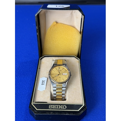 126 - GENTS SEIKO WATCH