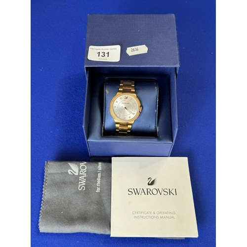 131 - GENTS SWAROVSKI WATCH