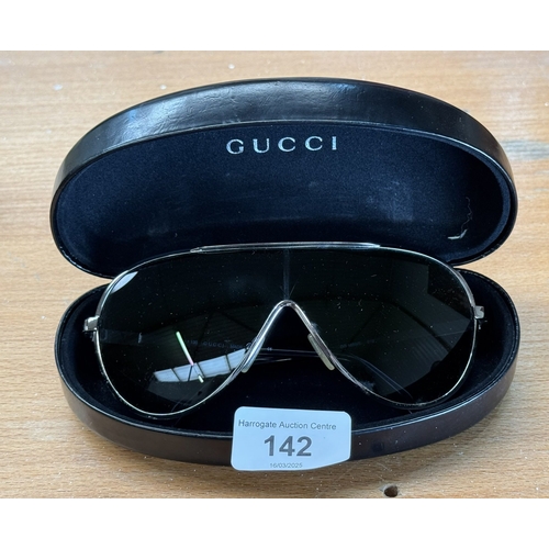 142 - GUCCI SUNGLASSES IN CASE