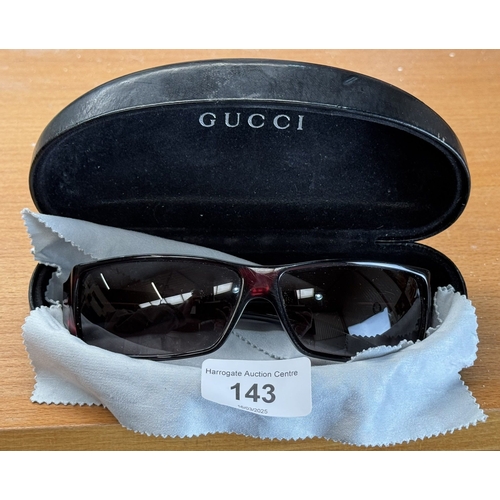 143 - GUCCI SUNGLASSES IN CASE