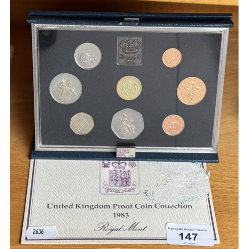 147 - 1983 ROYAL MINT PROOF COIN SELECTION