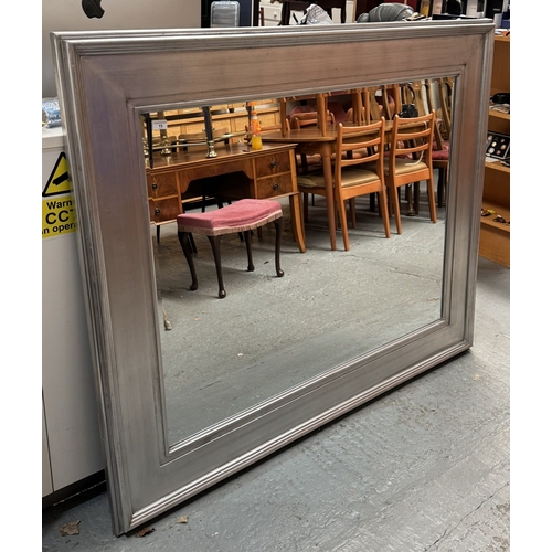 15 - VERY LARGE SILVER FRAMED MIRROR