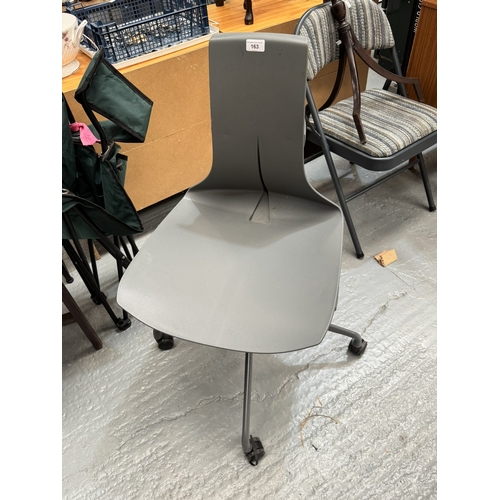 163 - RISE AND FALL GREY CONTEMPORARY OFFICE CHAIR