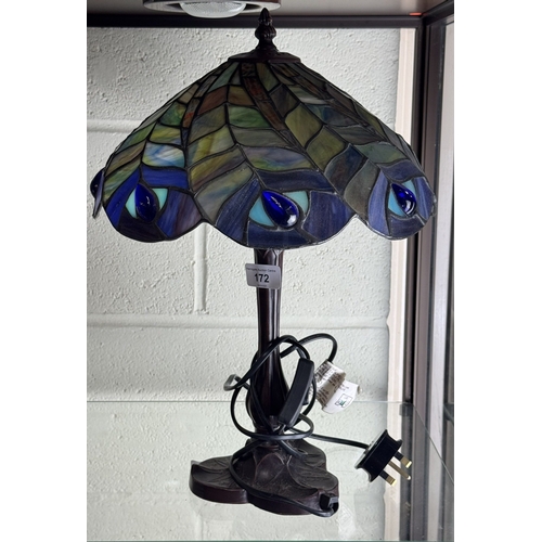 172 - TIFFANY STYLE LAMP