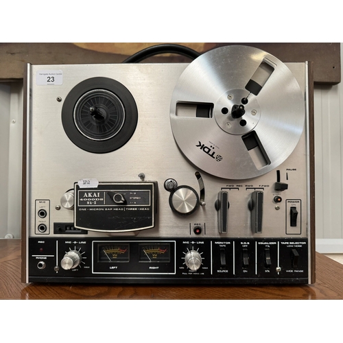 23 - AKAI 4000DS MK2 REEL TO REEL TAPE RECORDER