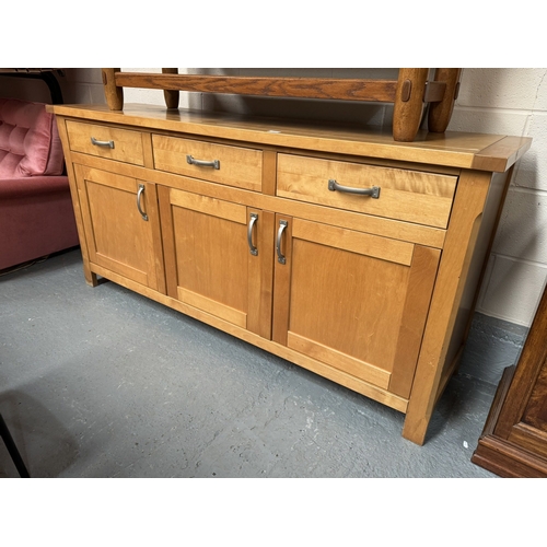 27 - BEECH SIDEBOARD