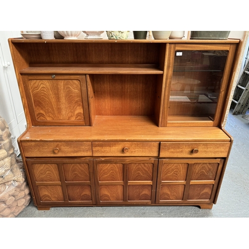 3 - NATHAN TEAK HIGH BOARD SIDEBOARD