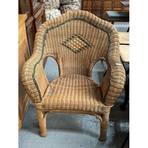 30 - WICKER ARMCHAIR