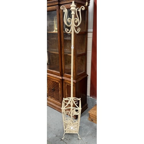 43 - ORNATE METAL COAT STAND