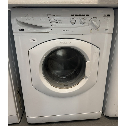 82 - HOTPOINT AQUARIUS WASHING MACHINE